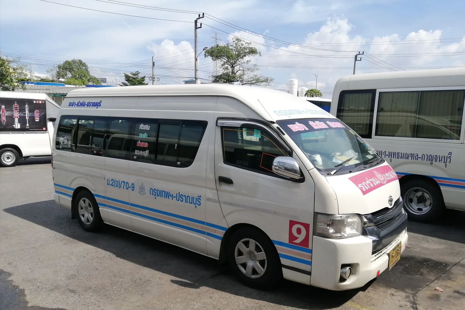 Minivan (rot tu) from Victory Monument, Pattaya