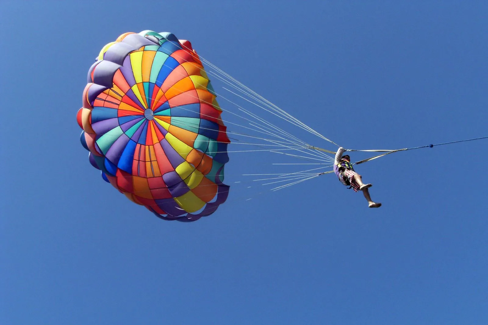 Parasailing - the one to do first, Pattaya