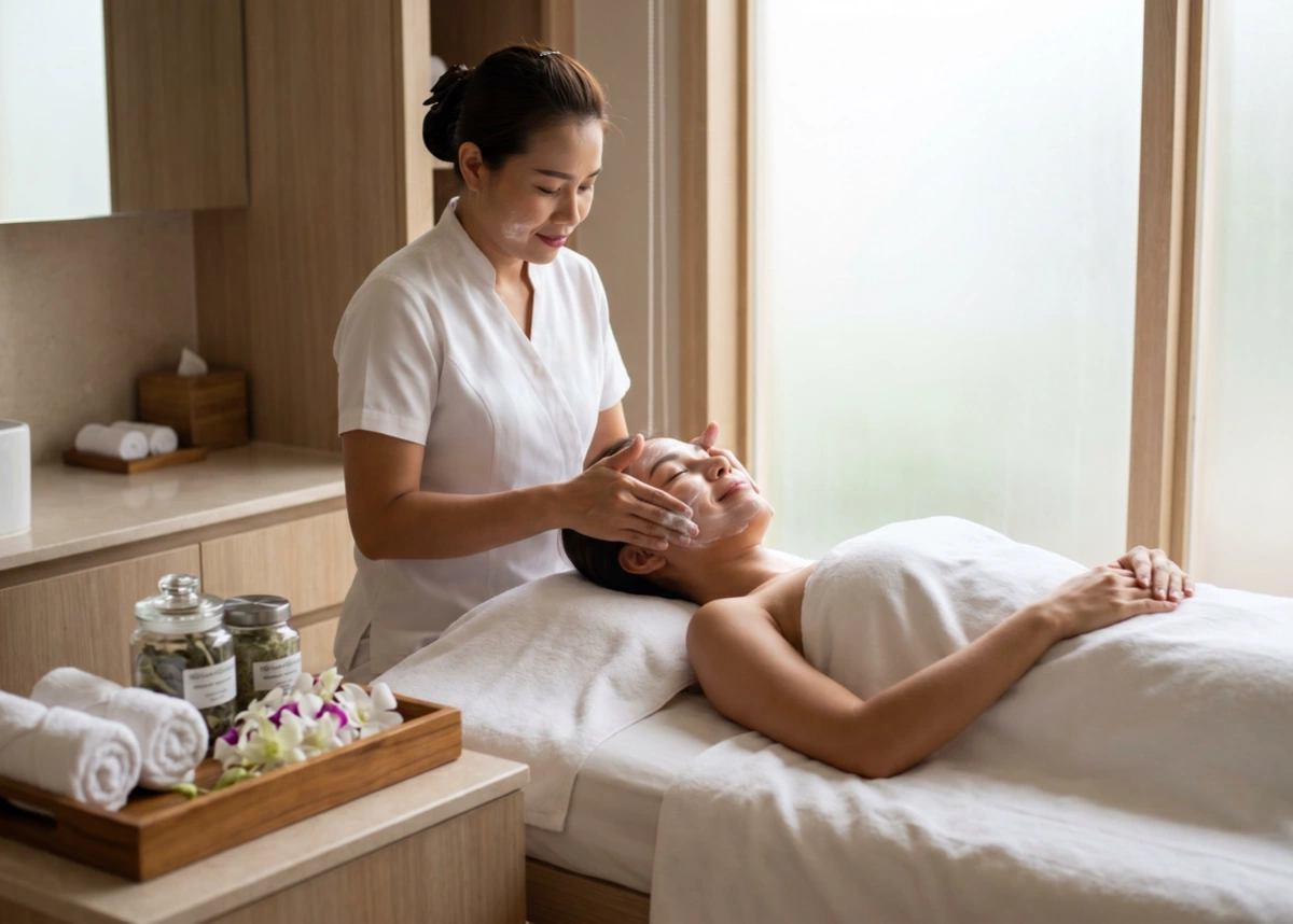 Relaxation lounge at 88 Massage and Spa