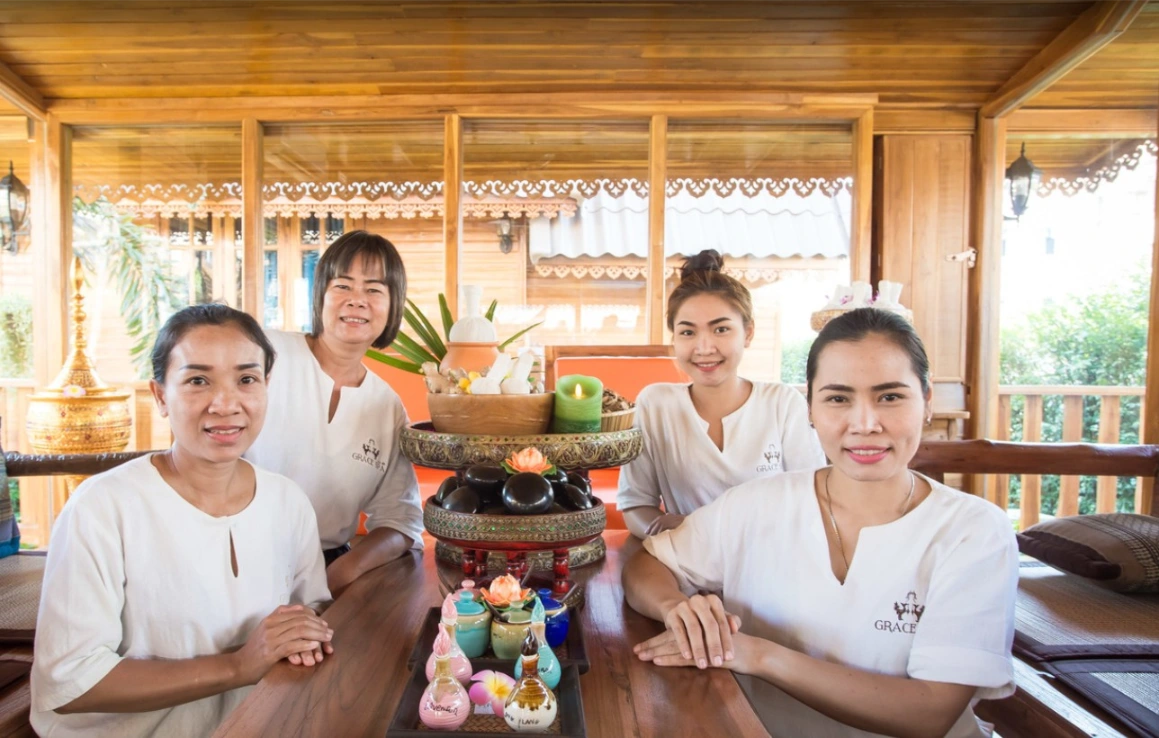 Spa reception at Grace Spa