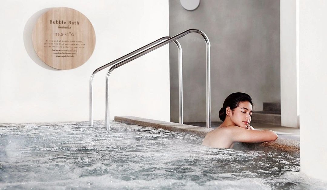Relaxation area at Yunomori Onsen & Spa Pattaya